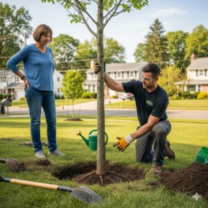 tree planting cliffside park